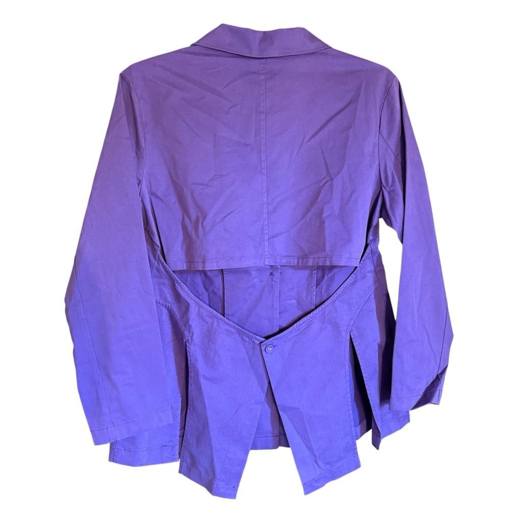 The Drop Vibrant Purple Blazer w/ Back Cutout Size Large - Picture 4 of 7